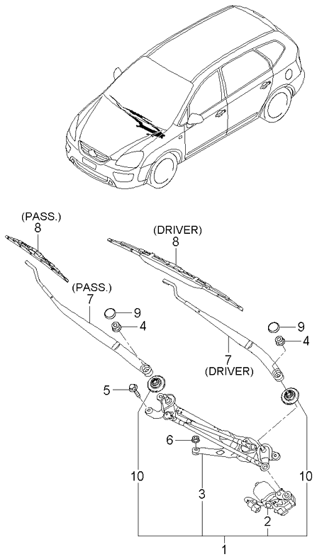 A/C SYSTEM - COOLER LINE, FRONT