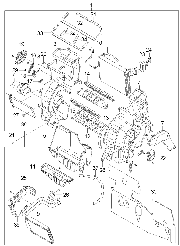 A/C SYSTEM - COOLER LINE, FRONT