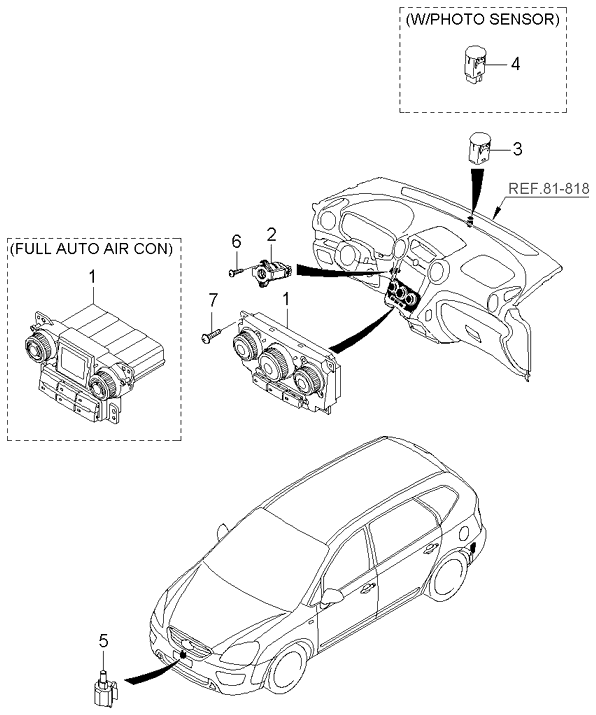 A/C SYSTEM - COOLER LINE, FRONT