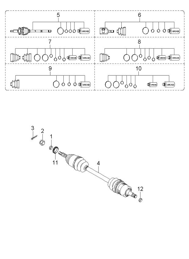 DRIVE SHAFT - REAR