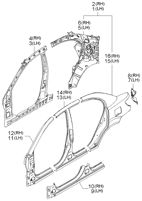 PANEL - REAR DOOR