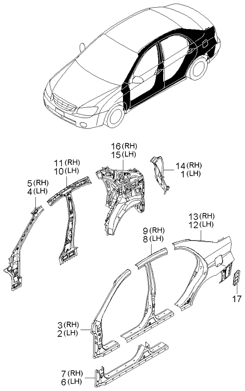 PANEL - REAR DOOR