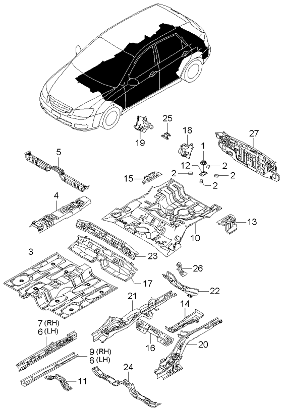 PANEL - REAR DOOR