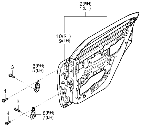 PANEL - REAR DOOR