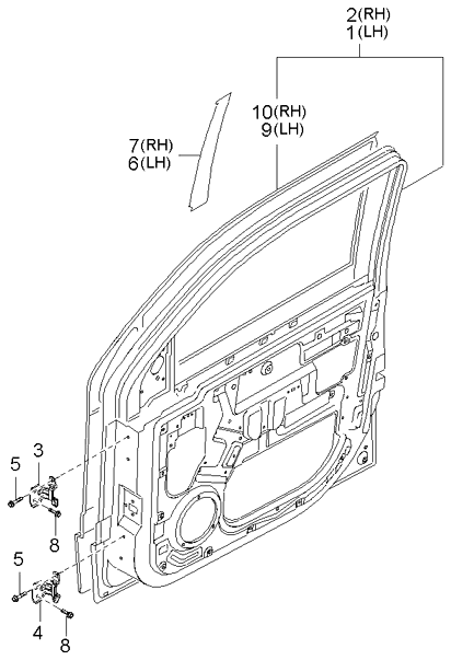 PANEL - REAR DOOR