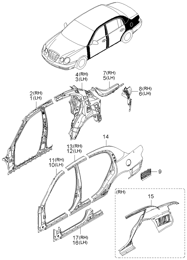 PANEL - REAR DOOR