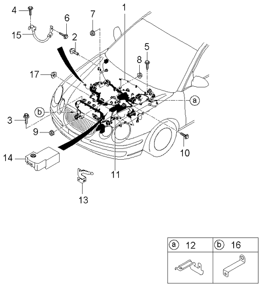 A/C SYSTEM - COOLER LINE, FRONT