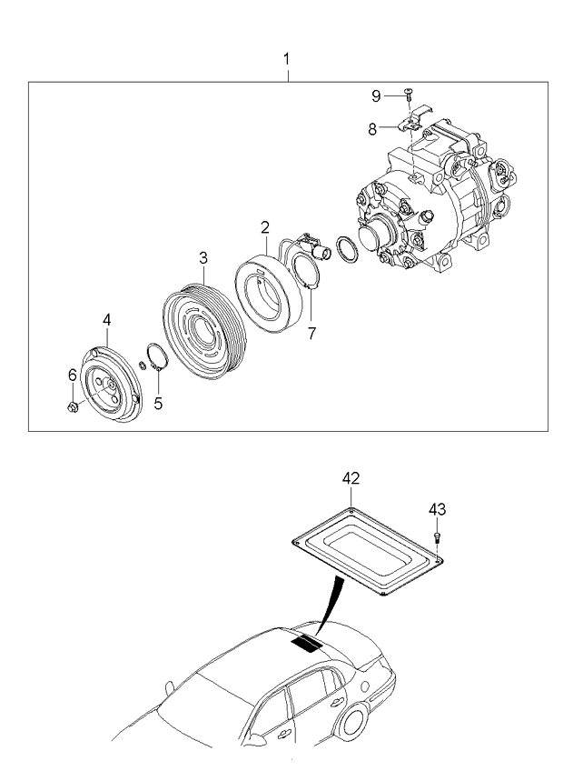 A/C SYSTEM - COOLER LINE, FRONT