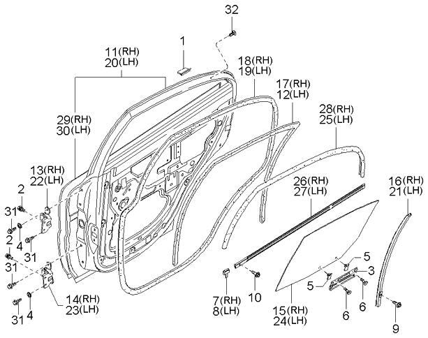 REAR DOORS (BODY)