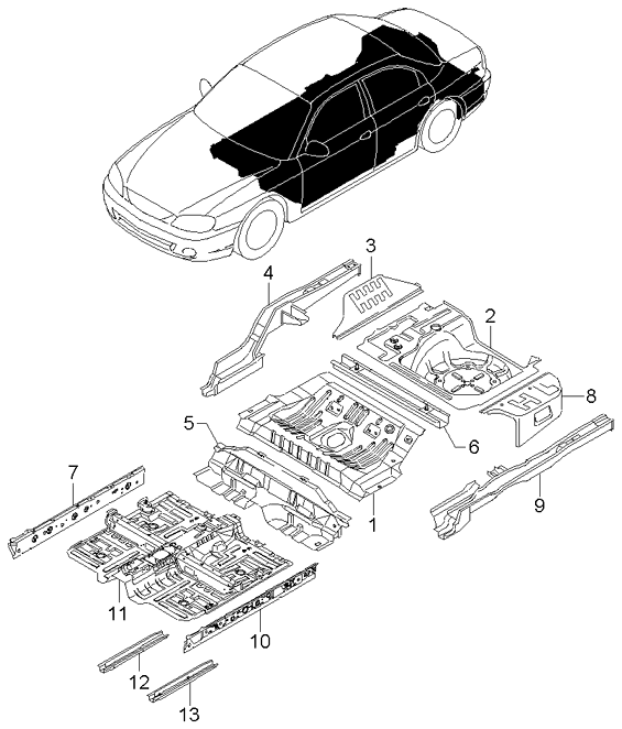 PANEL - REAR DOOR