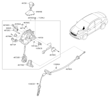 SHIFT LEVER CONTROL (ATM)