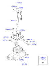 MANUAL TRANSMISSION GEAR SHIFT SYSTEM