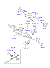 REAR AXLE HOUSING & SHAFT (REAR)