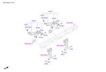 REAR ROD & MOUNTINGS (AIR)