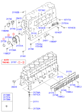 ENGINE ATTACHMENT (D6CA*)