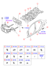 FLOOR ASSY - COMPLETE & ISOLATION PAD