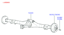 AXLE ASSY - REAR