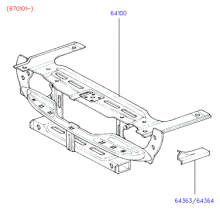 PANEL ASSY - RADIATOR SUPPORT COMPLETE