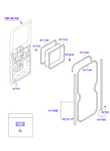 MIDDLE DOOR TRIM (SWING)