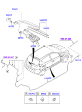 WINDOW WIPER - REAR