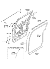 PANEL-REAR DOOR & MOULDING-REAR DOOR