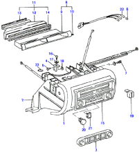 CRASH PAD CENTRE & HEATER CONTROL