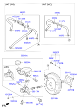 BRAKE MASTER CYLINDER & BOOSTER