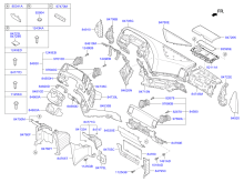 INSTRUMENT PANEL & RELATED PARTS