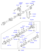 PROPELLER SHAFT (2WD E/LONG BODY)