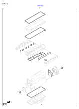 набор прокладок двигателя