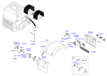 REAR FENDER (TRACTOR)