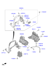 HIGH BOLTAGE BATTERY COOLANT COOLING SYSTEM