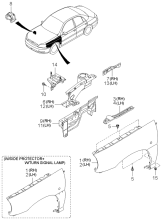 FENDER & WHEEL APRON PANELS