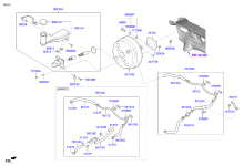 BRAKE MASTER CYLINDER & BOOSTER