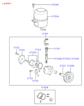 PUMP & PULLEY ASSY