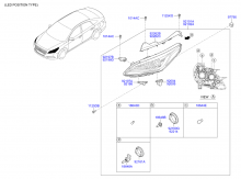 Каталог запчастей hyundai sonata. 92140-E6400. Пистон крепления фары передней 92191-35000 9219135000. 92161a. Kia 92191-35000.