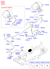 Воздушный баллон и вакуумная камера тормозной системы