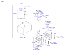 FUEL TANK & MOUNTINGS