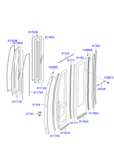 TRIM - FRONT DOOR FOLDING