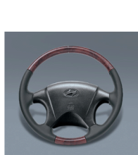 WOOD/LEATHER STEERING WHEEL