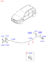 LOCKING SYSTEM - HOOD