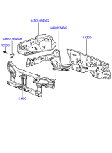 FENDER APRON & RAD SUPPORT PANEL