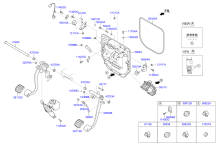 CLUTCH, BRAKE PEDAL & CAB PIPING