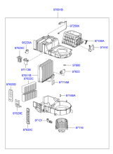 HEATER SYSTEM EVAPORATOR & BLOWER