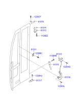 LOCKING SYSTEM - FRONT DOOR FOLDING