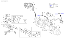 REAR AXLE HOUSING & HUB