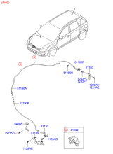 LOCKING SYSTEM - HOOD