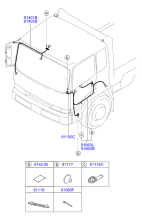 ROOF & SPEAKER & DOOR WIRING