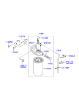 FUEL FILTER (D6CA*)