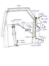 FRONT DOOR WINDOW OPERATING SYSTEM